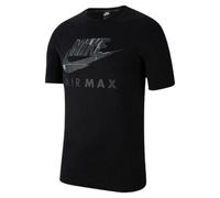 NIKE Men's NSW Air Max T-Shirt (UK, Alpha, M, Regular, Regular, Black)