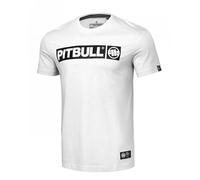 PITBULL - Mens T-Shirts Hilltop Basic, Classic Regular Fit Men's T-Shirts, Cotton Mens T-Shirt, Gym T-Shirts Men, Mens T Shirt for Summer, T-Shirts for Men Round Neckline - XL, Weiß