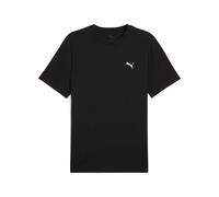 Men's T-Shirt Puma Small Logo Regular Fit Cotton in Black