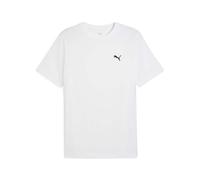 Men's T-Shirt Puma Small Logo Regular Fit Cotton in White