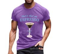 Mens T Shirt Short Sleeve Tshirts Plain Solid Basic Sportwear Casual Crewneck Pullover Top Muscle Tee Textured Shirt Black t Shirts Men Black T-Shirt (Mens Casual Shirts Purple,XL)