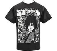 Mens T-Shirt Siouxsie Sioux & The Banshees Post Punk Goth Gig Flyer Black M