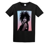 Mens T-Shirt Siouxsie Sioux & The Banshees Post Punk Goth Gig Flyer Black XlVintage T Shirt Short Sleeve Funny Top Black XL