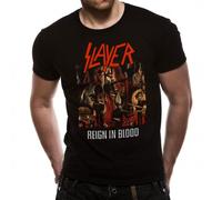 Mens T-Shirt Slayer Reign In Blood Black 4805TSBPX X-Large