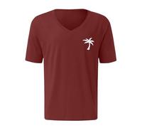 Mens T Shirt Summer Short Sleeve Coconut Printed Stylish Casual Loose Fit Crewneck Shirt Vacation Beach Hawaiian Shirts Lightweight Breathable Comfy Daily Sport Running Tshirts T-Shirt Tees Tshirt