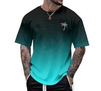 Mens T Shirt - T-Shirts with Lightly Fitted Design - Super Soft T-Shirt Cotton Stretch Men's Tshirts Durable Comfort Fit Everyday Wear Tee Japanese Aesthetic Clothes (Grey,L)