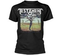 Mens T-Shirt Testament Practice What You Preach Short Sleeve Crewneck Tee Size M Black