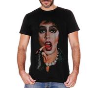 Mens T Shirt The Rocky Horror Picture Show Frank N Furter Movie Cult Musical Black