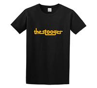 Men's T-Shirt The Stooges LogoBirthday Gift S Black