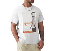Mens T-Shirt Trainspotting Begbie Welsh Renton Sick Boy Spud No Happinness White XL