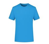 Mens T Shirt UK,Men Rash Guard Short Sleeved T-Shirts Regular Fit Round Neck Lightweight Quick Dry Tee Shirts Casual Surfing Running Gym Sports Workout Summer Tops Blue