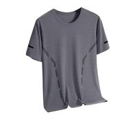 Mens T Shirt UK Rash Guard Short Sleeved T-Shirts Regular Fit Round Neck Lightweight Quick Dry Tee Shirts Casual Surfing Running Gym Sports Workout Summer Tops Clearance