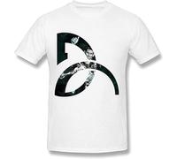 Men's T Shirt Unique Tennis Player Novak Djokovic Logo Size L White