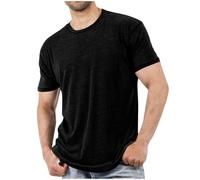 Men's T-Shirts Clearance Fashion Casual Basic Round Neck Short Sleeve Pullover Blouse Workout Fitness Muscle Tops Athletic Gym Running Going Out Commuting Exercise Daily Leisure Tees