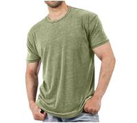 Men's T-Shirts Clearance Fashion Casual Basic Round Neck Short Sleeve Pullover Blouse Workout Fitness Muscle Tops Athletic Gym Running Going Out Commuting Exercise Daily Leisure Tees