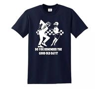 Men's T-Shirts Do You Remember The Good Old Days T-Shirt 2 Tone Madness The Specials Reggae Tee Christmas Funny Joke - Navy - L