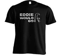 Men's T Shirts Eddie Would Go Aikau Surfing Legend T Shirt - XL Black