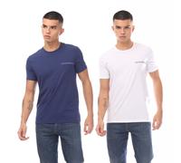 Men's T-Shirts Emporio Armani 2 Pack of Lounge Crew neck in Multicolour