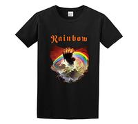 Men's T-Shirts Rainbow Rising Black