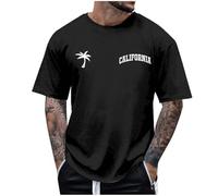 Mens T-Shirts Short Sleeve Round Neck T Shirt Classic Summer Tops Gym Wicking Athletic Active Tshirts Breathable Cool Workout Sweat Basic Tee Shirts (T Shirts for Men UK Black,5XL)