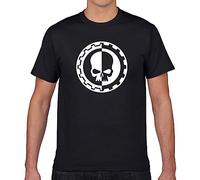 Men's T Shirts Skeleton Gear Video Game T-Shirts Adeptus Mechanicus T-Shirt 100% Cotton O-Neck Short Sleeve Game Fan's Clothing Blacks Size L