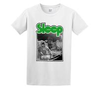 Men's T-Shirts Sleep Band Stoner Doom White
