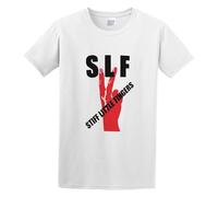 Men's T-Shirts Slf Irish Punk Stiff Little Fingers Unofficial White L