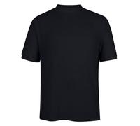 Men's T-Shirts Summer Leisure Simple Texture Knitted Shirt European Men Flood Ripple Plain Short Sleeve Tops Elegant, black, XL