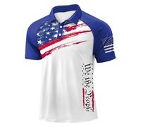 Men's T-Shirts UK Independence Day Printed Short Sleeve Polos Shirt Button Up Henley Neck Casual Summer Tops Regular Fit Breathable Shirts Trendy Pullover Holiday Wear Tees