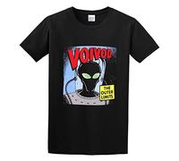 Men's T-Shirts Voivod The Outer Limits Heavy Metal Rock Black XL
