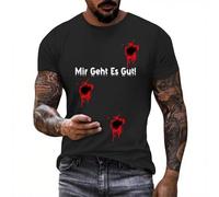 Men'S T-Shirts,Worry It'S Not Printing Bloody Shirt