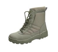 Men's Tactical Combat Boots Lightweight Military Boots for Men with Side Zip, Lace up Ankle Boots with Non Slip Sole, Breathable Durable Patrol Boots, Desert Hiking Outdoor Footwear