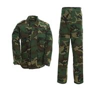 Men's Tactical Suit Camouflage Combat Jacket & Trousers Set Airsoft Clothing Military Jacket Uniform War Game Army Military Paintball BDU Hunting Shooting Camo Gear
