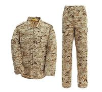 Men's Tactical Suit Camouflage Combat Jacket & Trousers Set Airsoft Clothing Military Jacket Uniform War Game Army Military Paintball BDU Hunting Shooting Camo Gear