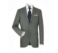 Men's Tailored Fit Wool-Blend Suit Jacket, Grey, 42R