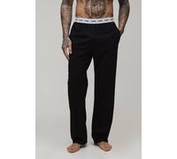 Men's Tall MAN Loungewear Straight Leg Jogger | Black | Size Medium | BOOHOOMAN