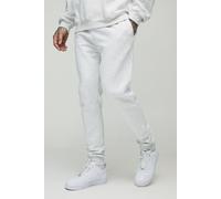 Mens Tall Slim Leg Fit Joggers In Grey Marl, Grey S