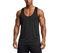 Men's Tank top, deep-Neck Muscle Vest, Y-Strap Design, Sleeveless top for Bodybuilding and Gym Workouts, Suitable for Weightlifting and Fitness Training. Black S