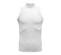 Mens Tank Tops Mock Neck Sleeveless T-Shirt Plain Comfortable Stylish Classic Lightweight Breathable Compression Shirt Gym Workout Sports