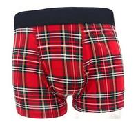 Men's Tartan Boxer Shorts - Soft Cotton Blend Underwear in Royal Stewart - Stretch Fit, Breathable, Scottish Heritage Gift - X-Large Size