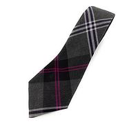 Mens Tartan Neck Tie, Available in a Selection of Tartans (Grey Weekender)