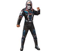 Mens Task Master Costume Deluxe Marvel Avengers Black Widow Fancy Dress Outfit