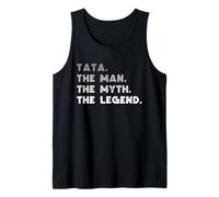 Mens Tata The Man The Myth The Legend Funny Tank Top