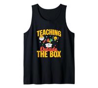 Mens Teaching Outside The Box Special Education for SpEd Teachers Tank Top