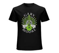 Men's Tee Gary Moore Guitar T-Shirt - Direct from Stockist Black XXL