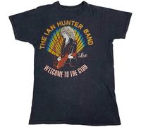 Men's Tee Ian Hunter & Mick Ronson Welcome to The Club T-Shirt Black M