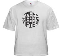 Mens Tee Shirt New Adult Alvin Lees Hard Rock Band Ten Years After Band Logo Classic Breathable T Shirt Casual Round Neck Easy Tee Comfortable Tees White S