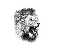 Men's Temporary Tattoos for Hand Arm Body Waterproof Wolf Tiger Lion Animal Tattoo Stickers for Women(06)