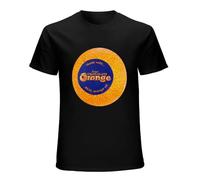 Men's Terry-S-Chocolate-Orange-T-Shirt-Korean-Fashion-Custom-T-Shirts-Design-Your-Own-Slim-Fit Black XL