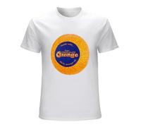 Men's Terry-S-Chocolate-Orange-T-Shirt-Korean-Fashion-Custom-T-Shirts-Design-Your-Own-Slim-Fit White L